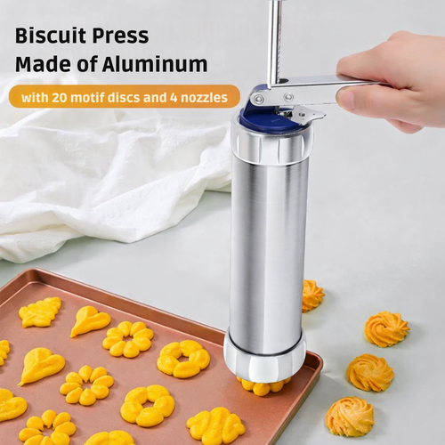 Cookies | Aluminum Dough Stampler | Piped Pastries and Decorating | Bakezy