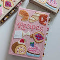 Notebook | Handcrafted Recipe Journal | Embroidered Textile Cover | RecipeHeart