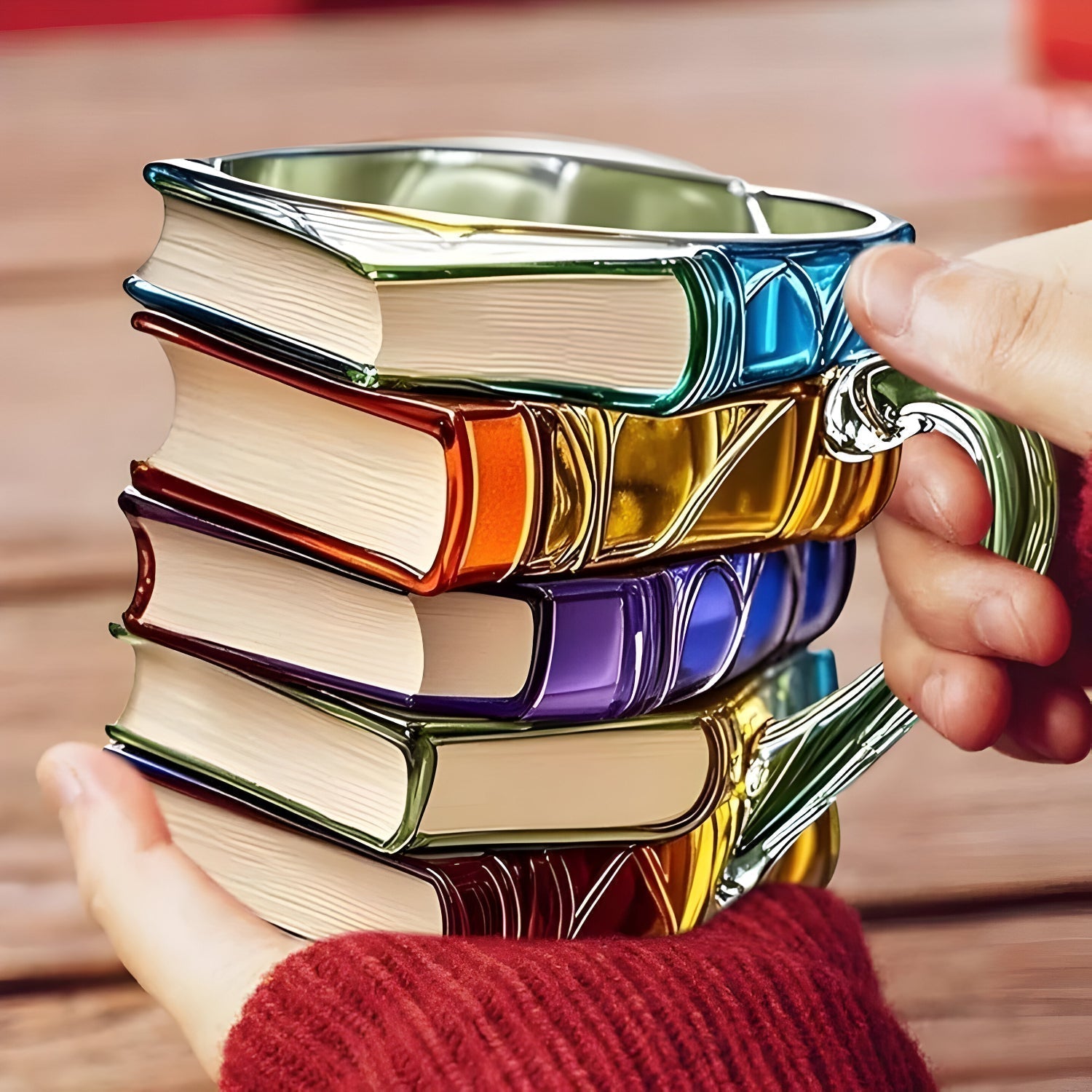 Mug | 3D Novel Design Cup | Handmade & Vibrant | For Coffee & Tea | BookLume
